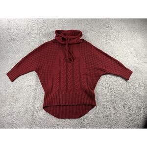 Ruby Mood Sweater Women‎ Large Wool Blend Cable Knit Cowl Neck